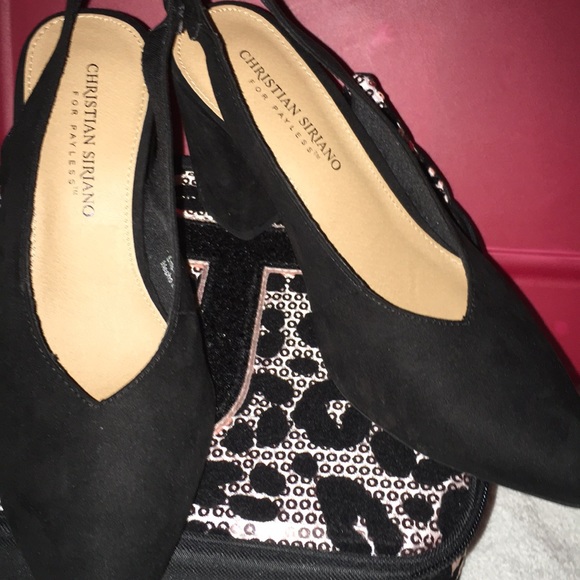 🌹🌹Gorgeous NWT Beautiful black heels comfortable - Picture 4 of 6
